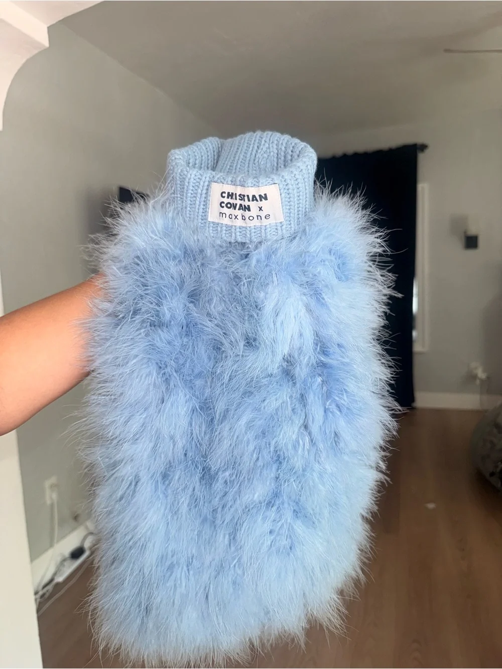 Christian Cowan x maxbone Dog Jumper – Light Blue | Size Large